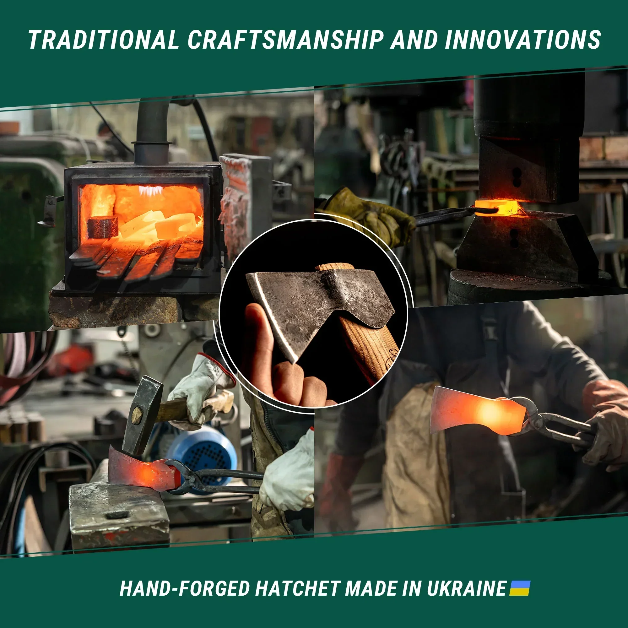 Compact Bushcraft Carving Hatchet for Various Tasks and Purposes - Image 5