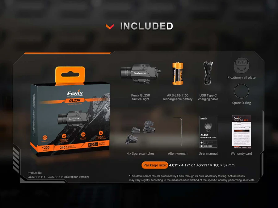 Fenix GL23R Rechargeable (Pew Pew) Light - Image 16