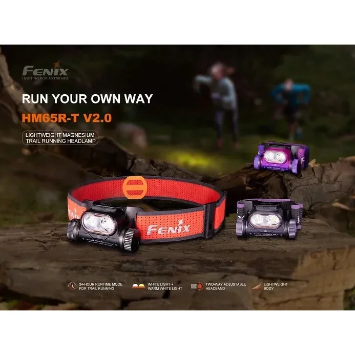 Fenix HM65R-T V2 Rechargeable Lightweight Trail Running Headlamp - Image 5