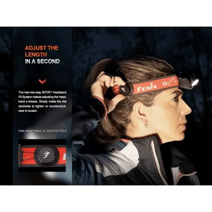 Fenix HM65R-T V2 Rechargeable Lightweight Trail Running Headlamp - Image 9