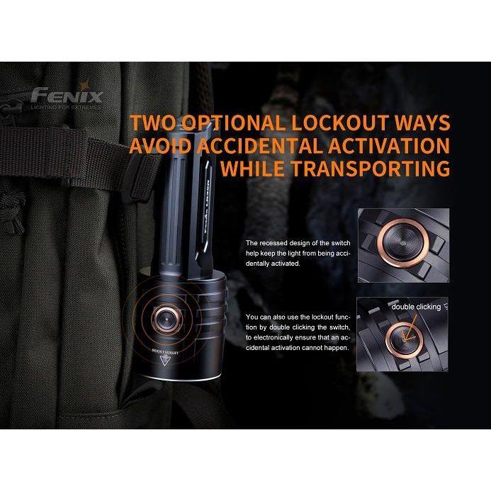 Fenix LR35R Rechargeable LED Flashlight - 10,000 Lumens - Image 11