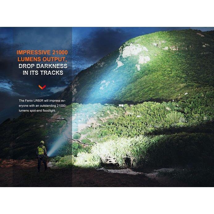 Fenix LR60R 21000 Lumens Rechargeable Flashlight - Image 5