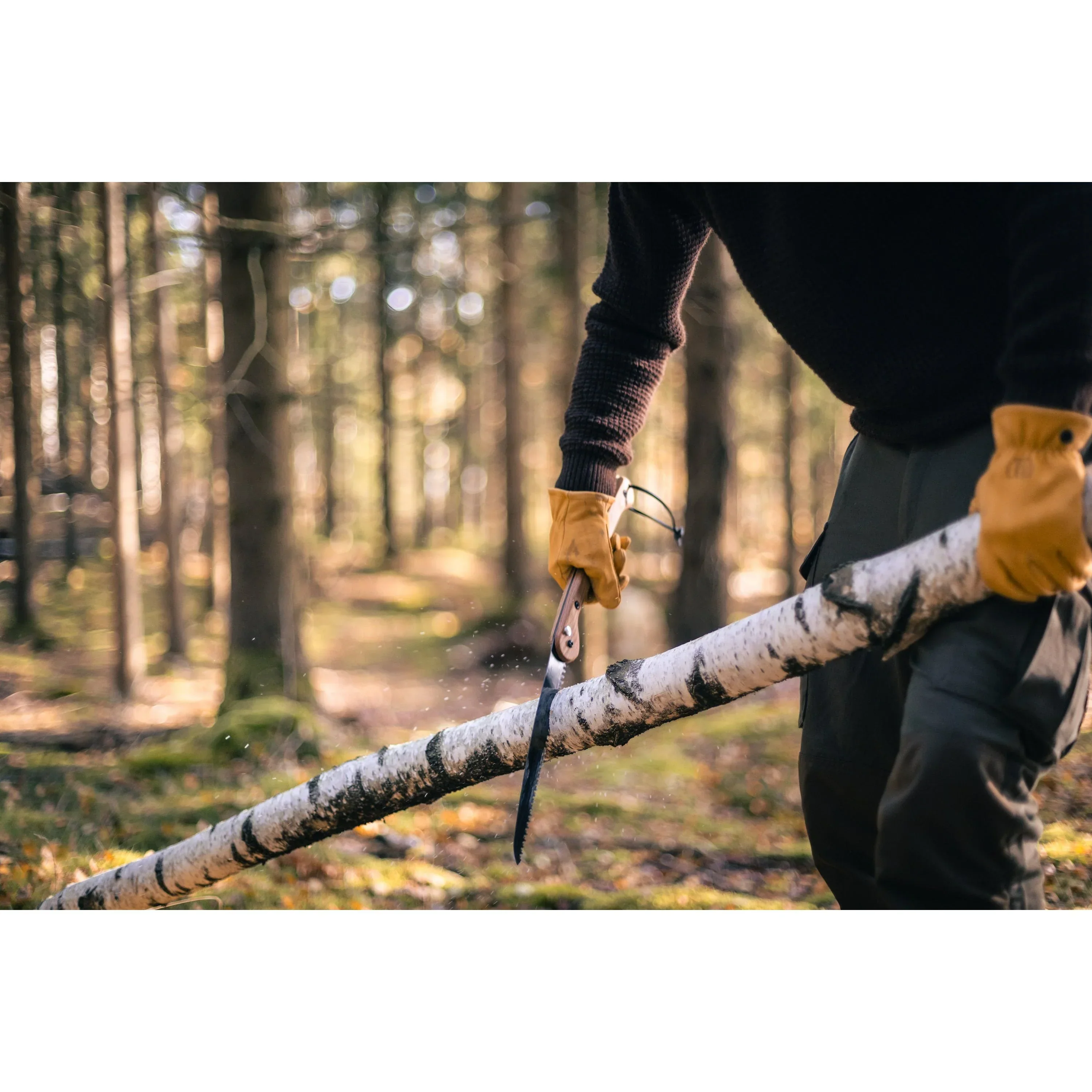 Hälsing Foldable Saw 250mm / 10 inches - Oak & High Carbon Steel - Image 15