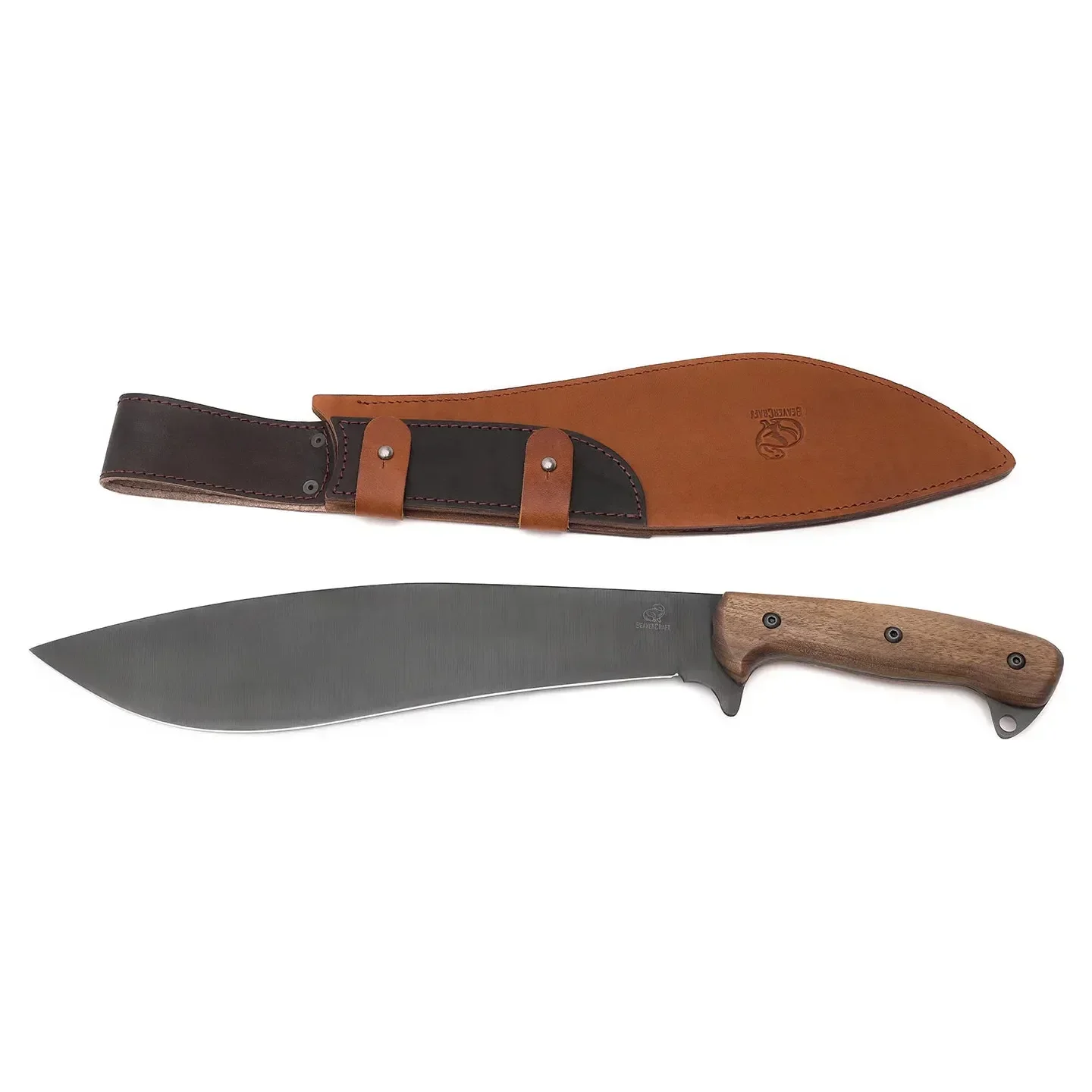 Kukri Knife with Leather Sheath - Image 3
