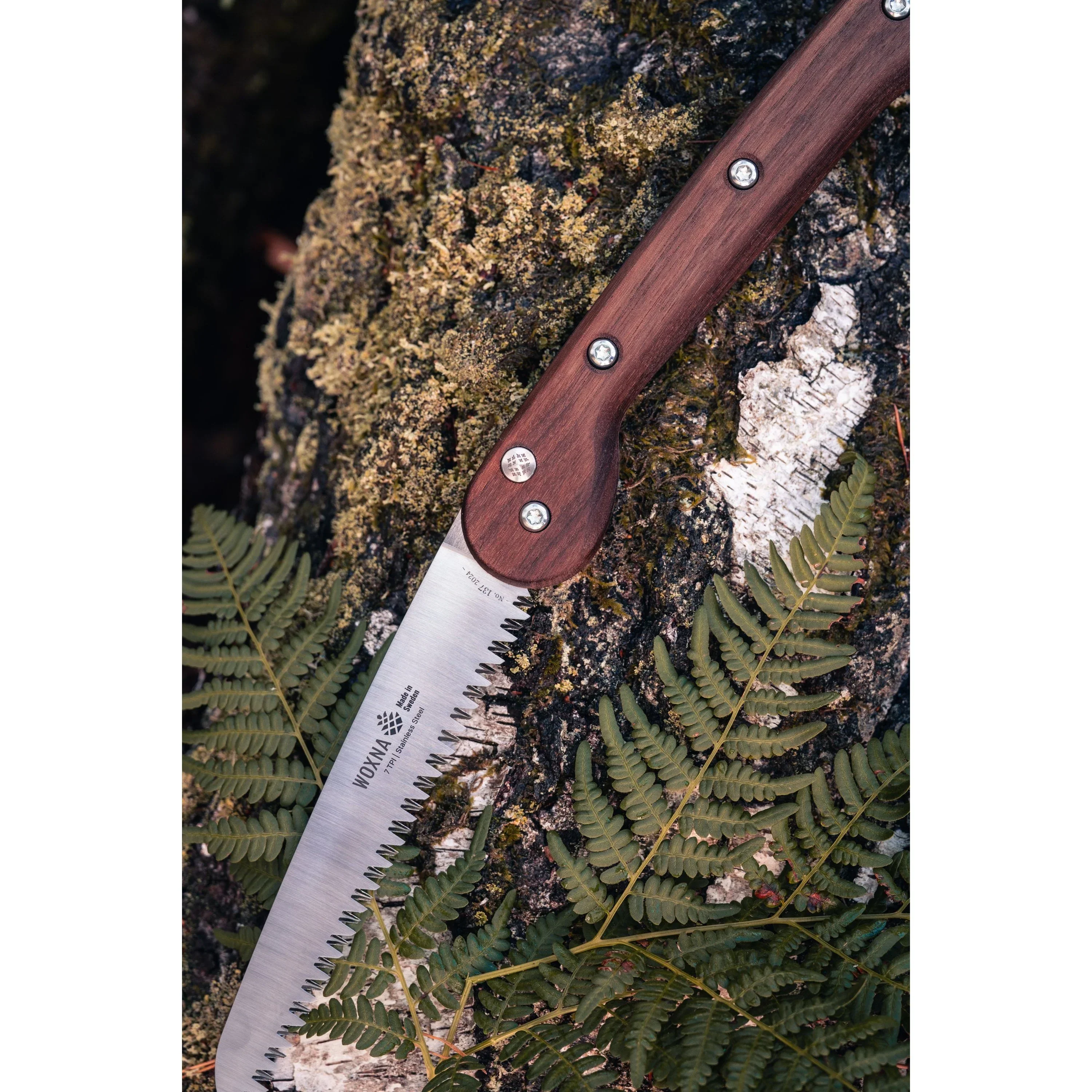 Ljusnan Foldable Saw 180mm / 7 inches - Walnut & Stainless Steel - Image 10